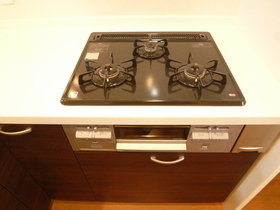 Kitchen. Stove comes with a 3-neck