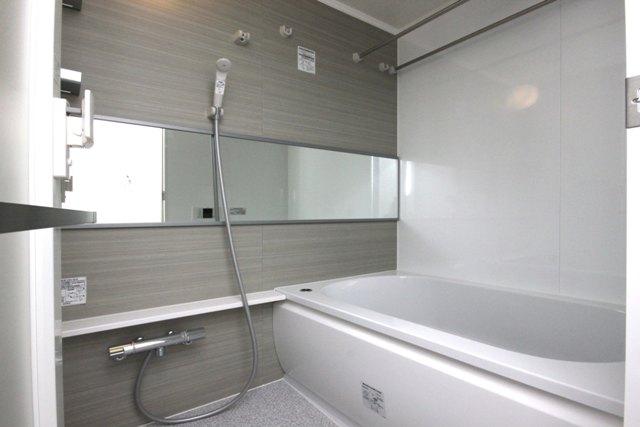Bathroom. TOTO made bathroom with convenient during the rainy season drying function