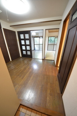 Entrance. From here is the beginning and end of the day