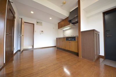 Other room space. Kitchen space is also bright