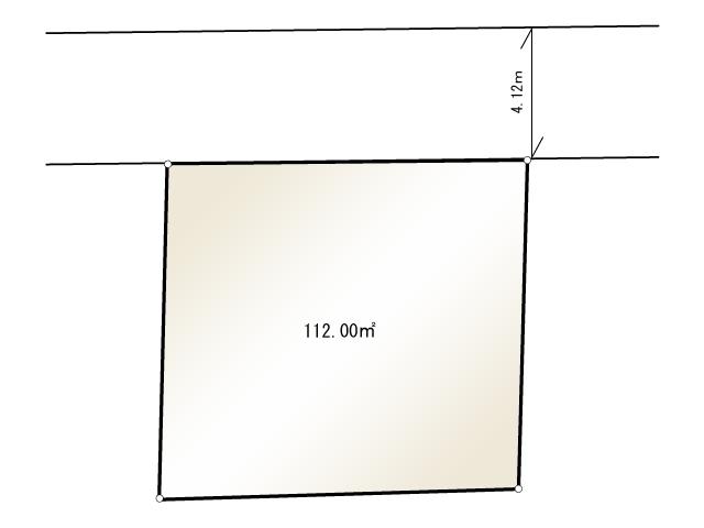 Compartment figure. Land price 16.5 million yen, Land area 112 sq m compartment view