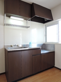 Kitchen. Two-burner stove installation Allowed Kitchen