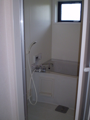 Bath. Bathroom with a window