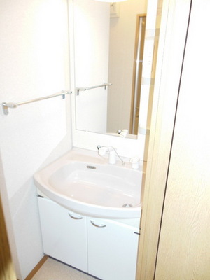 Washroom. Happy independence washbasin