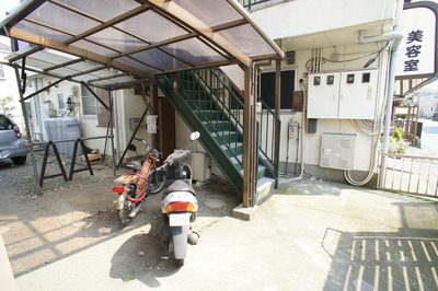Other common areas. bicycle parking space