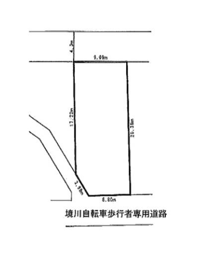 Compartment figure. Land price 29.5 million yen, Land area 181.51 sq m compartment view