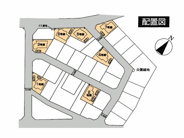 The entire compartment Figure.  ◆ A new large-scale development subdivision ◆ 