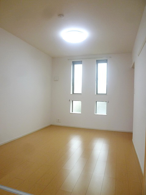 Living and room. Small window is fashionable