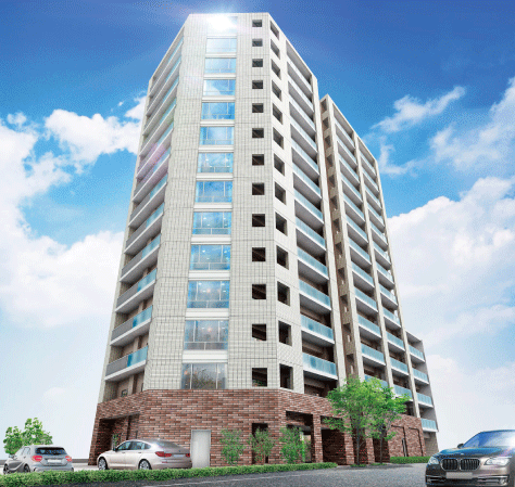 Buildings and facilities. Exterior - Rendering ※ Each rendering of the web is one that caused draw based on the drawings, In fact and it may be slightly different. Also like the surrounding buildings are omitted.