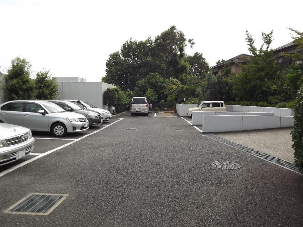 Parking lot. Common areas