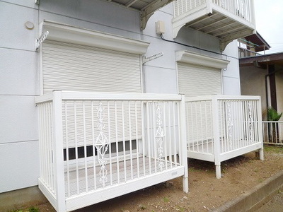 Security. There are security shutters