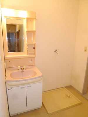 Washroom. There is a separate wash basin is a dressing room