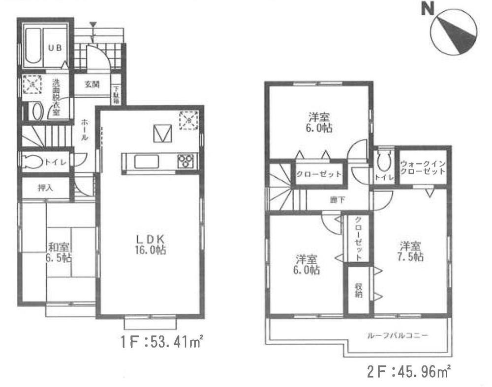 Floor plan. (1), Price 38,800,000 yen, 4LDK, Land area 140.83 sq m , Building area 99.37 sq m