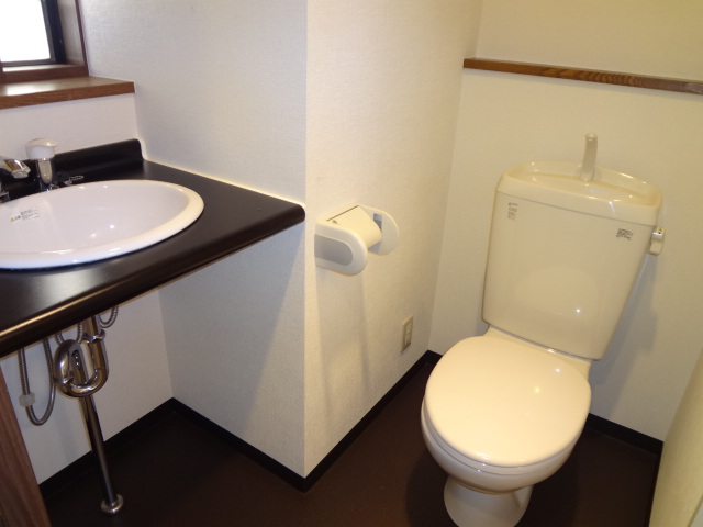 Toilet. Stylish restroom ☆