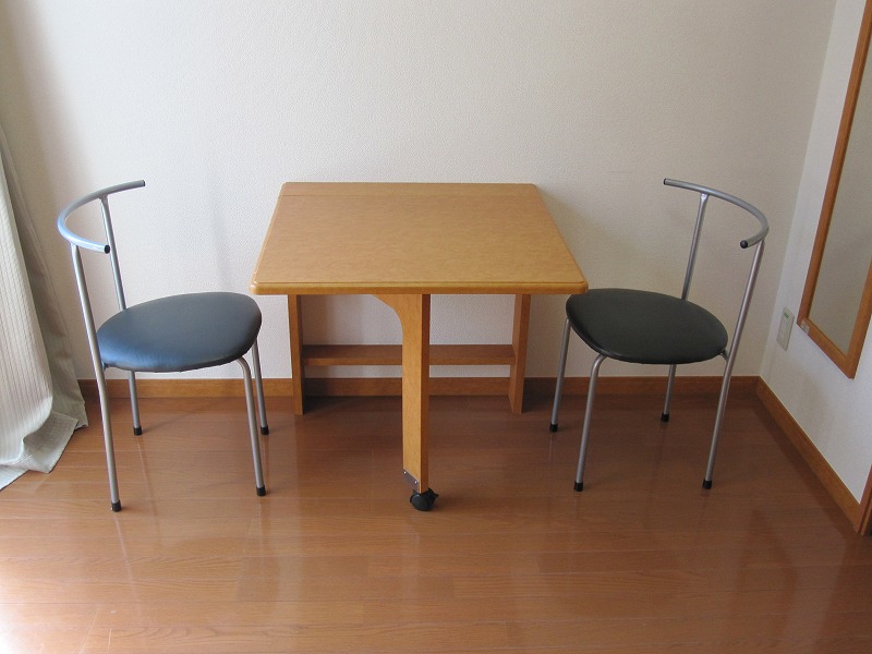 Other room space. Folding table and with chairs