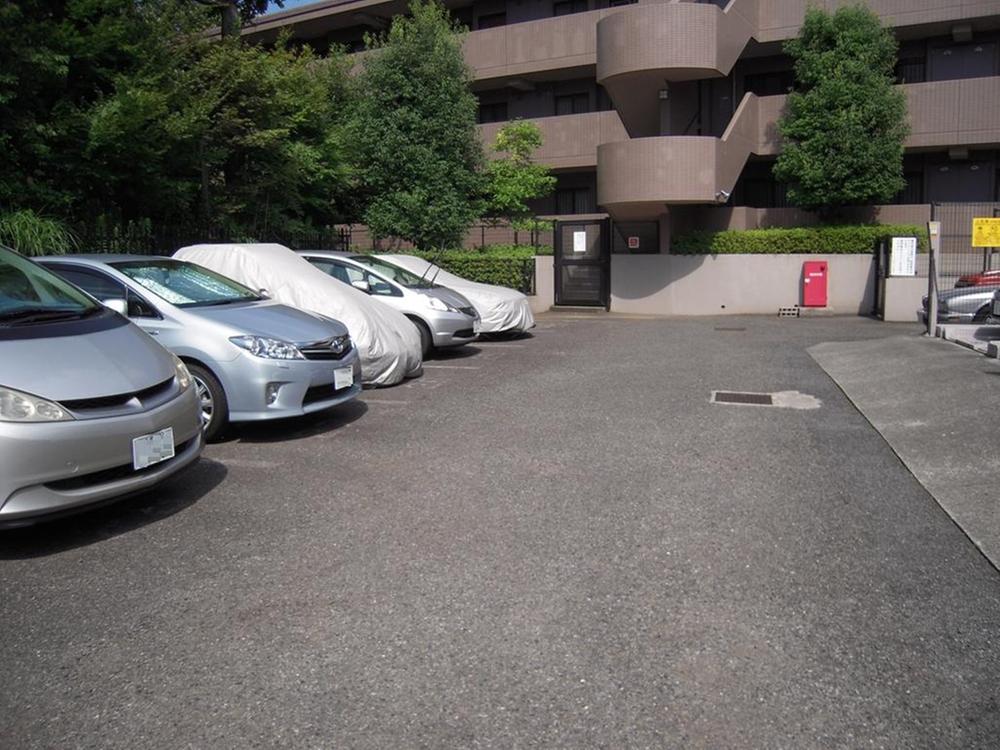 Parking lot. Common areas