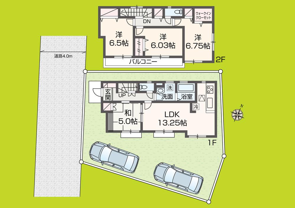 Floor plan. 30,800,000 yen, 4LDK, Land area 114.9 sq m , Building area 91.9 sq m floor plan