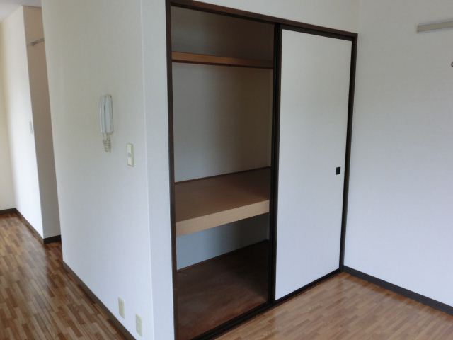 Washroom. It is closet of storage space with plenty!