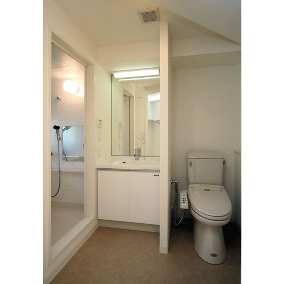 Toilet. Toilets are warm water washing toilet seat