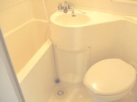 Bath. Unit type of recommended to shower sect. Cleaning is Rakuchin