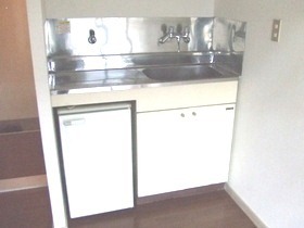 Kitchen. Because the gas stove installation Allowed is easy to cook.