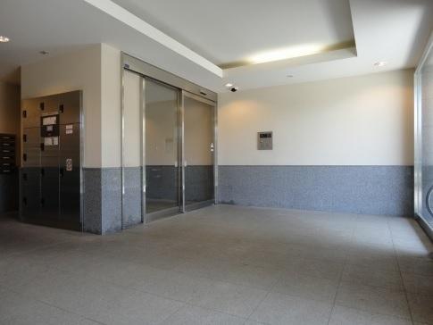 lobby. Very useful in the post with a home delivery locker.