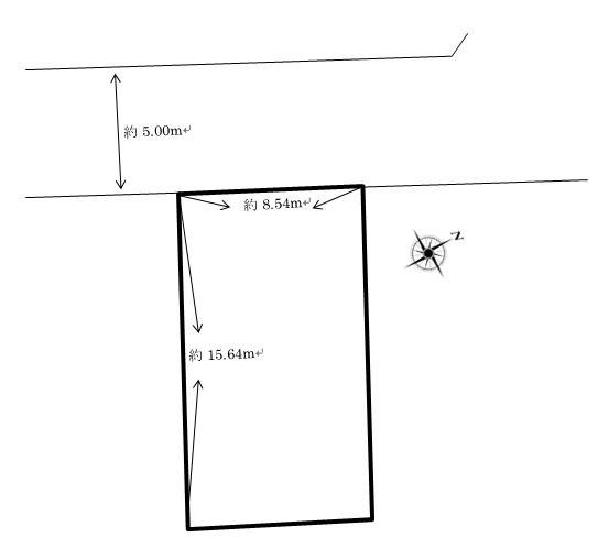 Compartment figure. Land price 34 million yen, Land area 132.24 sq m