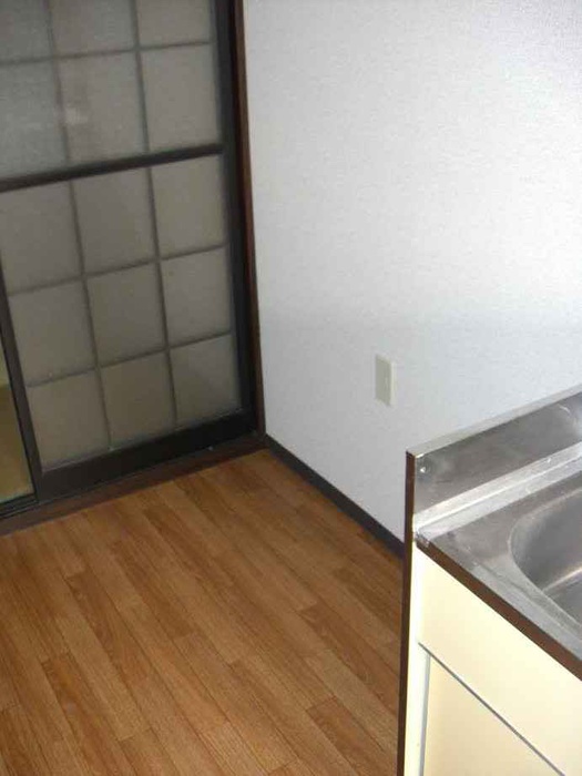 Kitchen. Washing machine Storage