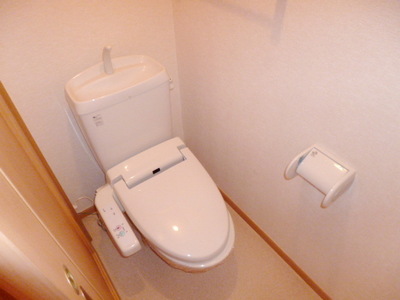 Toilet. Warm water washing toilet seat of the peace of mind