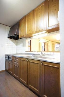 Kitchen. Easy wide kitchen cooking