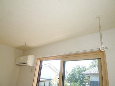 Other Equipment. An indoor washing clothes