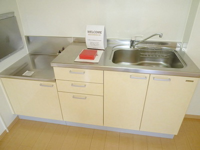 Kitchen. Gasukonroshi can be installed