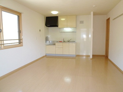 Living and room. Bright two-plane daylight