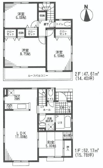 Floor plan. 33,800,000 yen, 4LDK, Land area 130.7 sq m , Building area 99.78 sq m