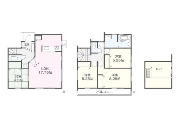 Floor plan. 35,800,000 yen, 4LDK, Land area 120.11 sq m , Building area 96.04 sq m