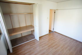 Living and room. North Western-style 6 Pledge (closet storage)