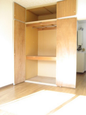 Receipt. Large closet there is a shelf in addition to the hanger pipe