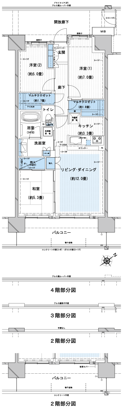 Floor: 3LDK, the area occupied: 75.9 sq m, Price: 26,900,000 yen, now on sale