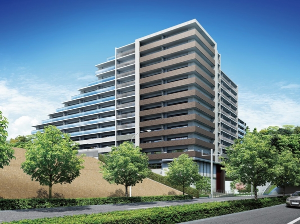 Those Exterior CG (the planning stage of the drawing was raised to draw based on, In fact a slightly different. Planting of Rendering CG is not something drawn on the assumption the state at the time of a particular season, your tenants)