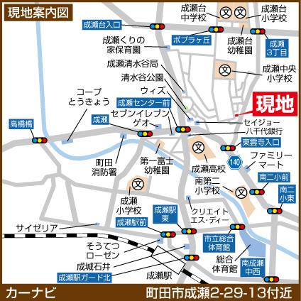 Local guide map. Selling local