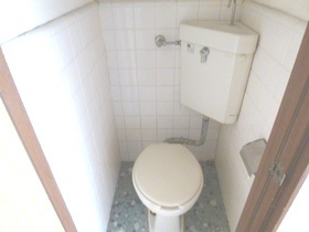 Toilet. Since the bus toilet by, every day, Comfortable Toilet