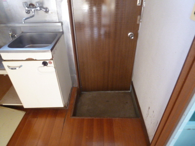 Entrance. Entrance space with a cleanliness