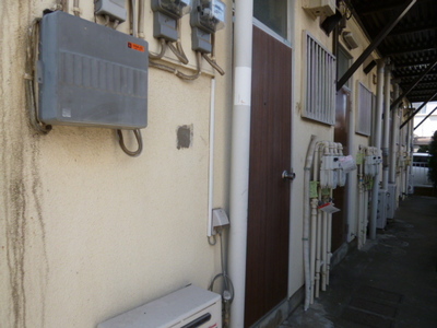 Entrance. Entrance space with a cleanliness