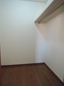 Living and room. Walk-in closet