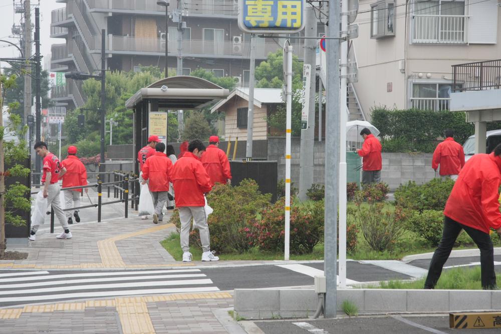 Other. We at our company Asahi real estate sales and a community cleanup of Machida.