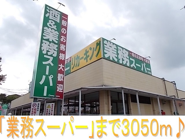 Supermarket. 3050m to booze and business Super (Super)