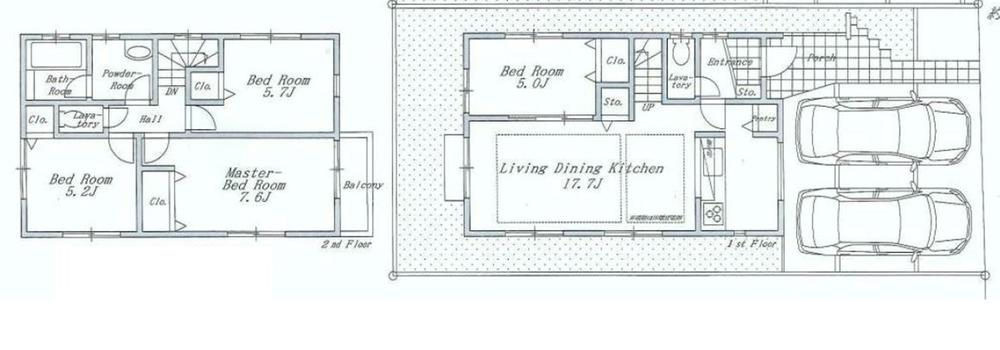 Floor plan. (1 Building), Price 37.5 million yen, 4LDK, Land area 120.16 sq m , Building area 93.57 sq m