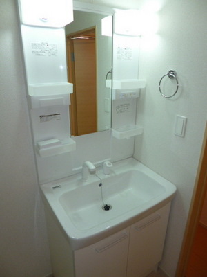 Washroom. There washbasin independent