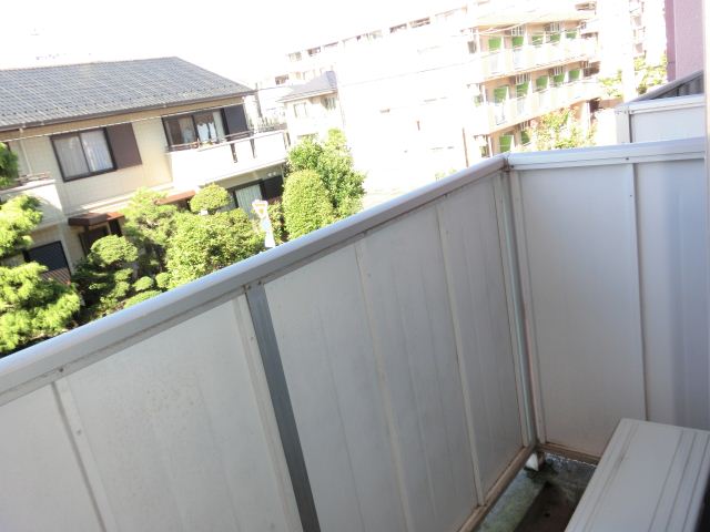 Balcony. A view from the veranda