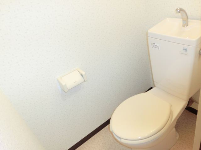 Toilet. It settles down space